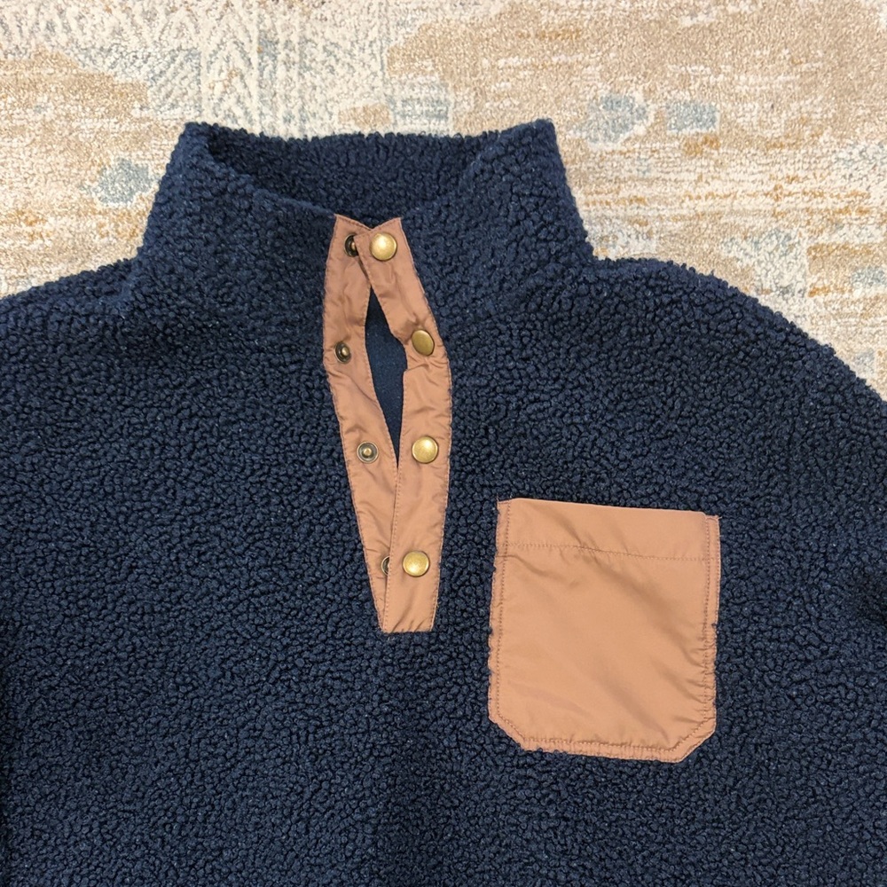 Lands End Snapneck Sweater